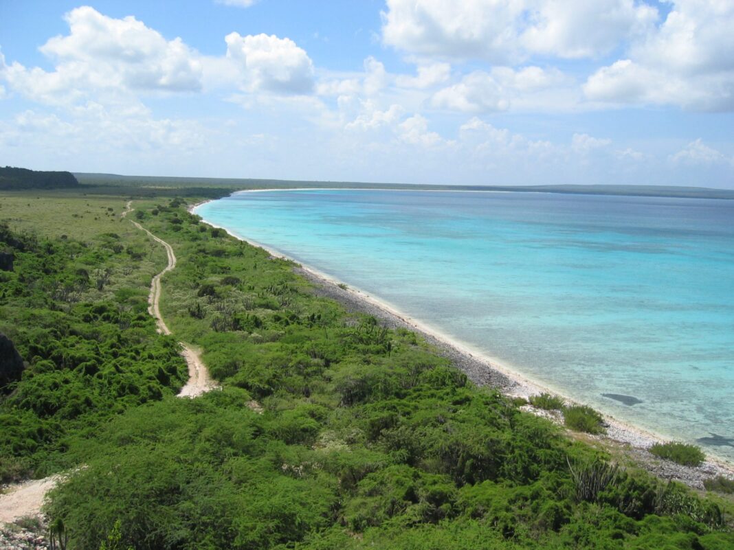 Vista del Parque Nacional Jaragua en la zona de Bahía de las Águilas. Foto AmbienteRD José Mateo
