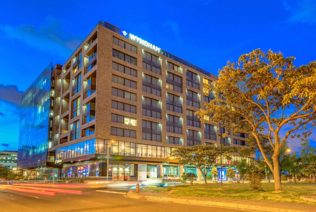 Vista del hotel Wyndham Bogotá