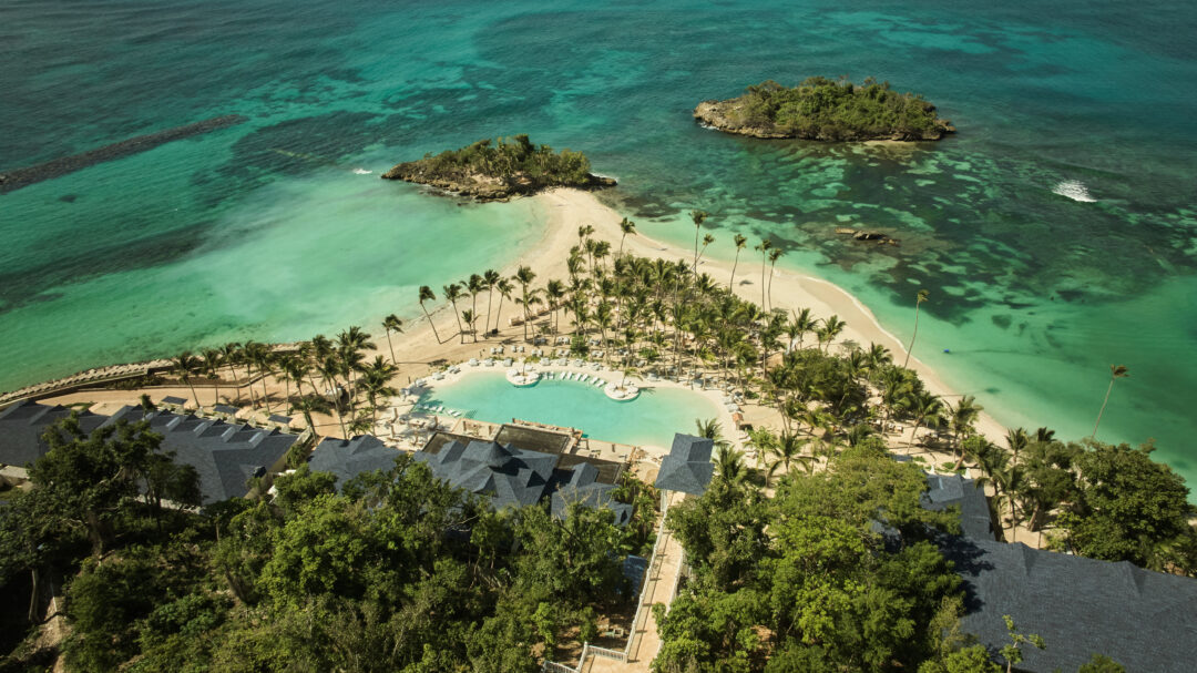 Fotografía panorámica Cayo Levantado Resort
