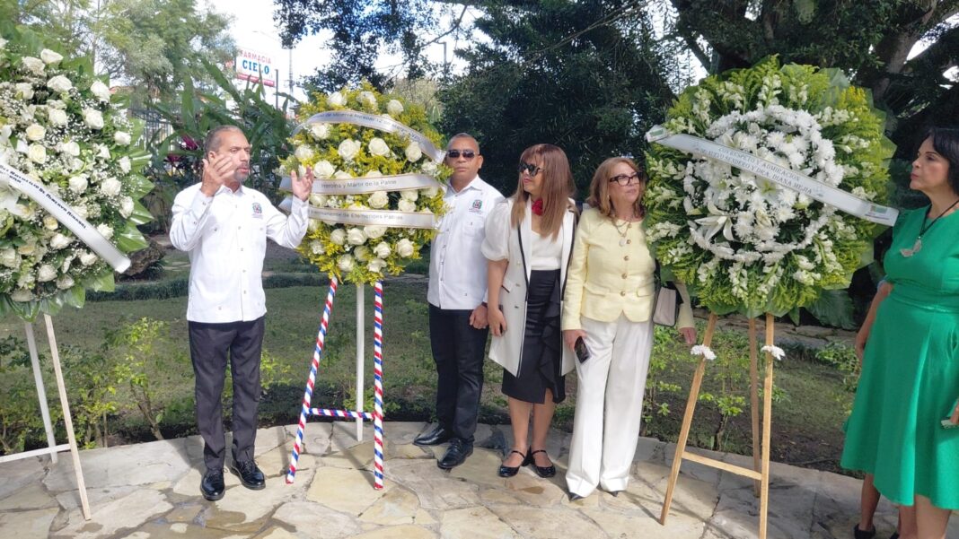Juan Pablo Uribe habló durante el acto del Centenario del nacimiento de Minerva Mirabal