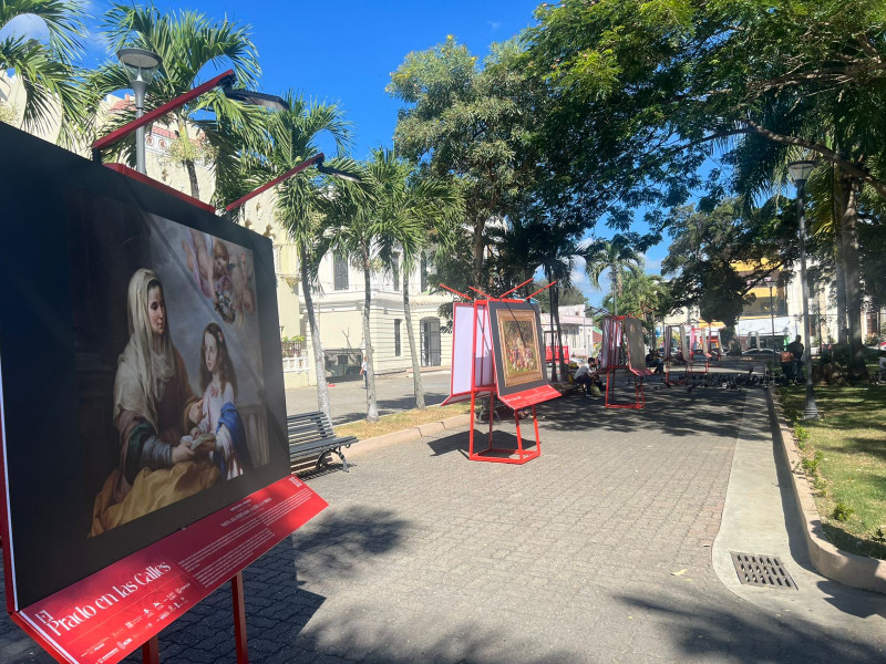 La muestra itinerante del Museo del Prado comenzó en Santiago de los Caballeros en diciembre pasado.