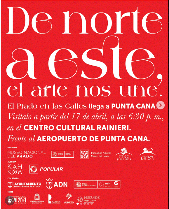 El Prado en las calles llega a Punta Cana desde el Centro Cultural Rainieri