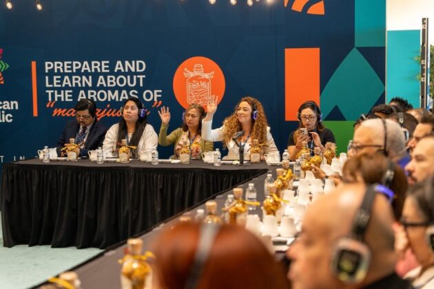 Presionales del turismo durante su participaci&oacute;n en el DR Tradeshow de Mitur en Miami 2