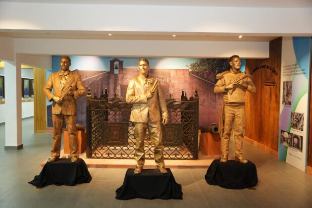 Momentos del acto de reapertura del Museo Nacional de Historia y Geograf&iacute;a