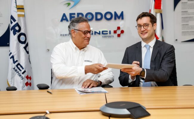 AERODOM informó que los trabajos fueron activados inmediatamente después de la firma del contrato con la empresa Ingeniería Estrella, seleccionada como contratista principal de la obra.