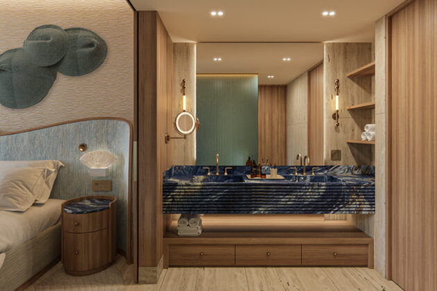 Almare-Beach-Resort-Las-Terrenas-Curio-by-Hilton-Double-Queen-Guest-Room-Rendering
