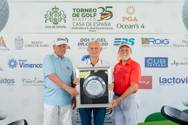 Segundo Rodr&iacute;guez, presidente Comisi&oacute;n Organizadora y Jos&eacute; Garc&iacute;a E Ignacio M&eacute;ndez, presidente de la Casa De Espa&ntilde;a
