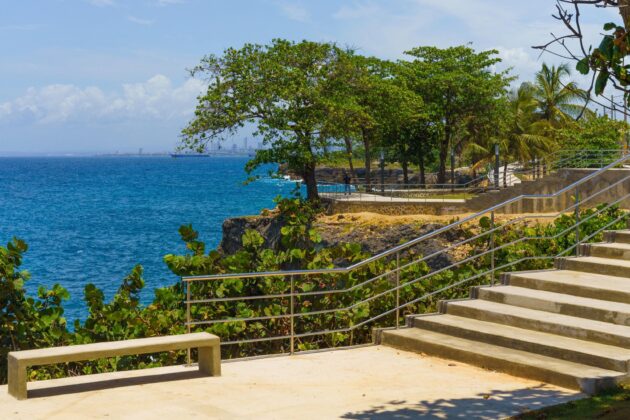 Vista de los trabajos de la segunda etapa del Malec&oacute;n de Santo Domingo Este 2