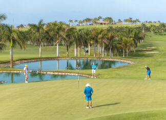 Meloneras Golf by Lopesan celebra 20 años como referente del turismo de golf en Gran Canaria ● El campo diseñado por Ron Kirby conmemoró sus dos décadas de historia con un torneo que reunió a 88 jugadores, coronando a León Galante Milicua, Ernesto Balboa Vila y América Alonso Rivero como vencedores