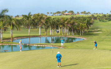 Meloneras Golf by Lopesan celebra 20 años como referente del turismo de golf en Gran Canaria ● El campo diseñado por Ron Kirby conmemoró sus dos décadas de historia con un torneo que reunió a 88 jugadores, coronando a León Galante Milicua, Ernesto Balboa Vila y América Alonso Rivero como vencedores