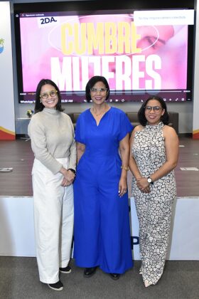 Raquel Fernandez, Maitee Medina y Maria Montas.