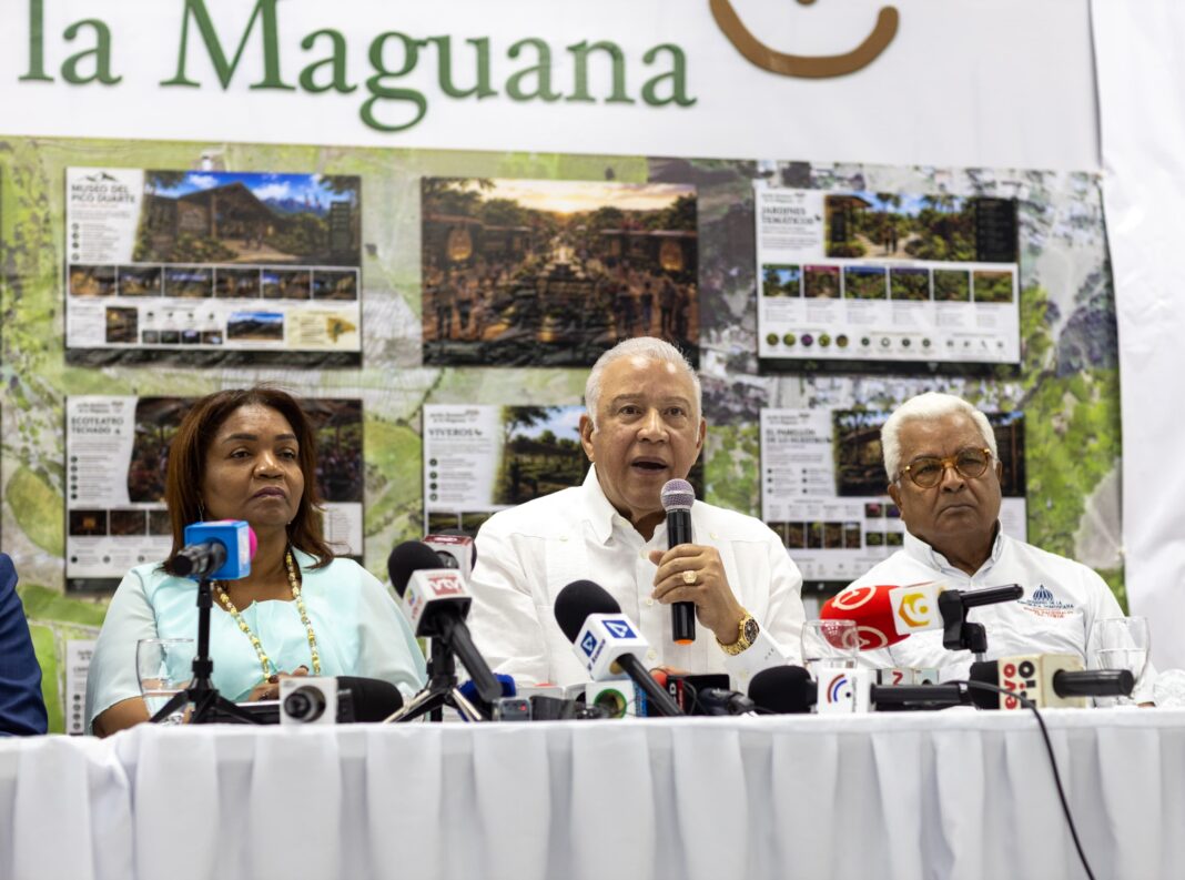 El ministro Administrativo de la Presidencia deja iniciados los trabajos del Jardín Botánico de La Maguana