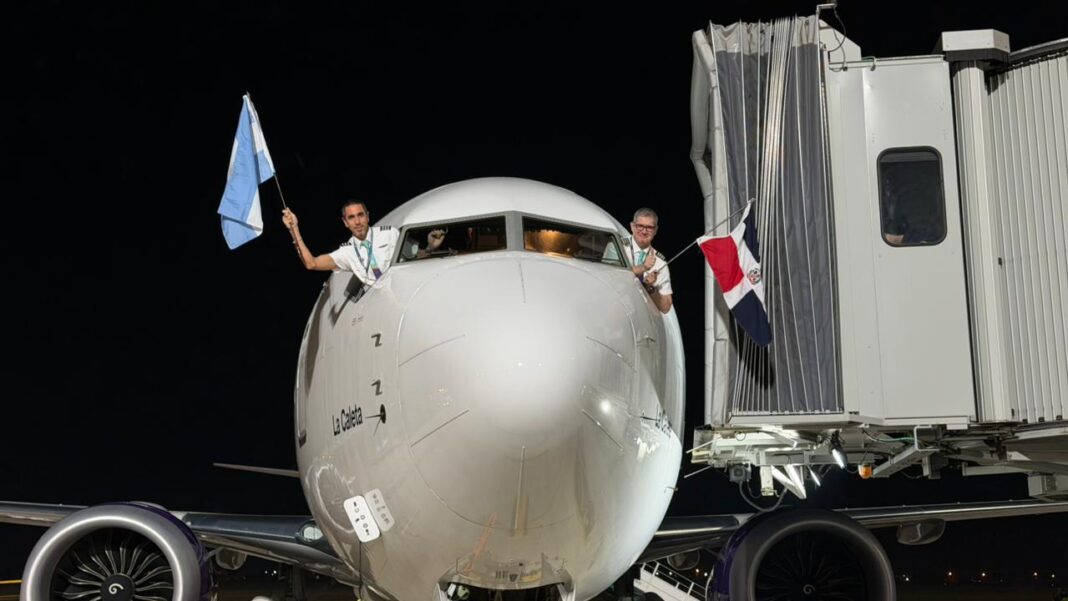Llegada de Arajet a Rosario en Argentina