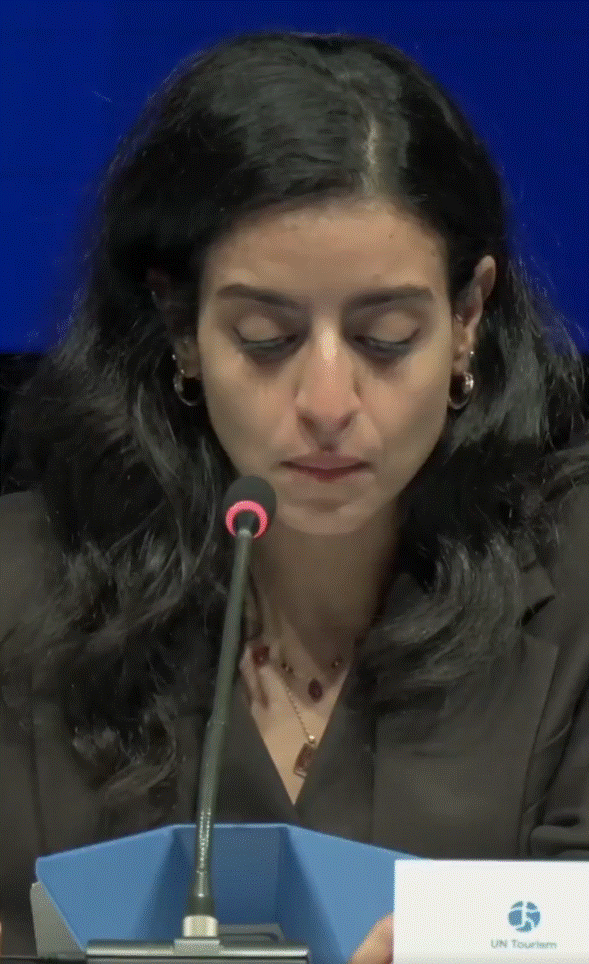 Shaikha Al Nuwais, secretaria G}general de ONU Turismo,
