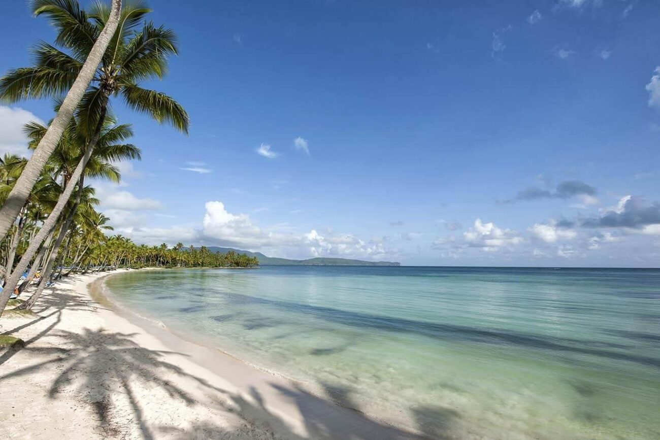 Vista de una de las playas en Las Terrrenas, Samaná.