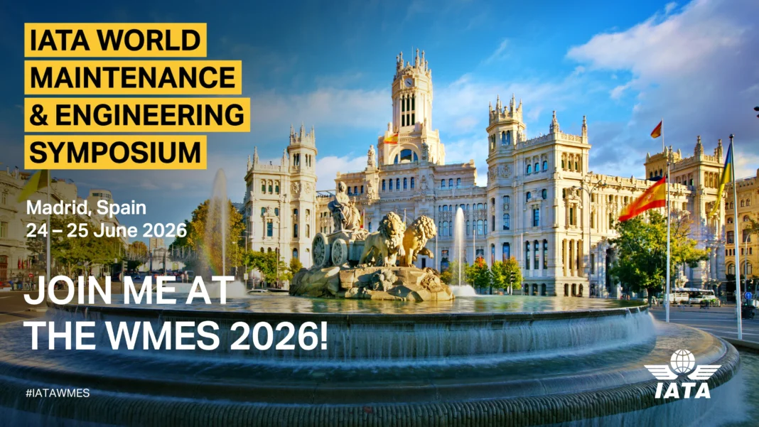 El Simposio Mundial de Mantenimiento e Ingeniería de la IATA (WMES) que se realiza desde ayer en Madrid, es un evento de reciente creación de la IATA dedicado a abordar los desafíos de la cadena de suministro, impulsar la innovación, la seguridad y la eficiencia en todo el ecosistema de mantenimiento e ingeniería aeronáutica.