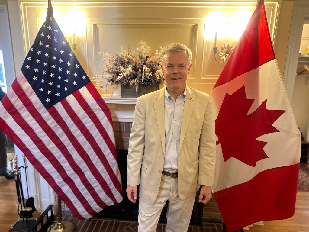 Baxter Hunt, cónsul general estadounidense en Toronto cuyo mandato en Canadá está por concluir