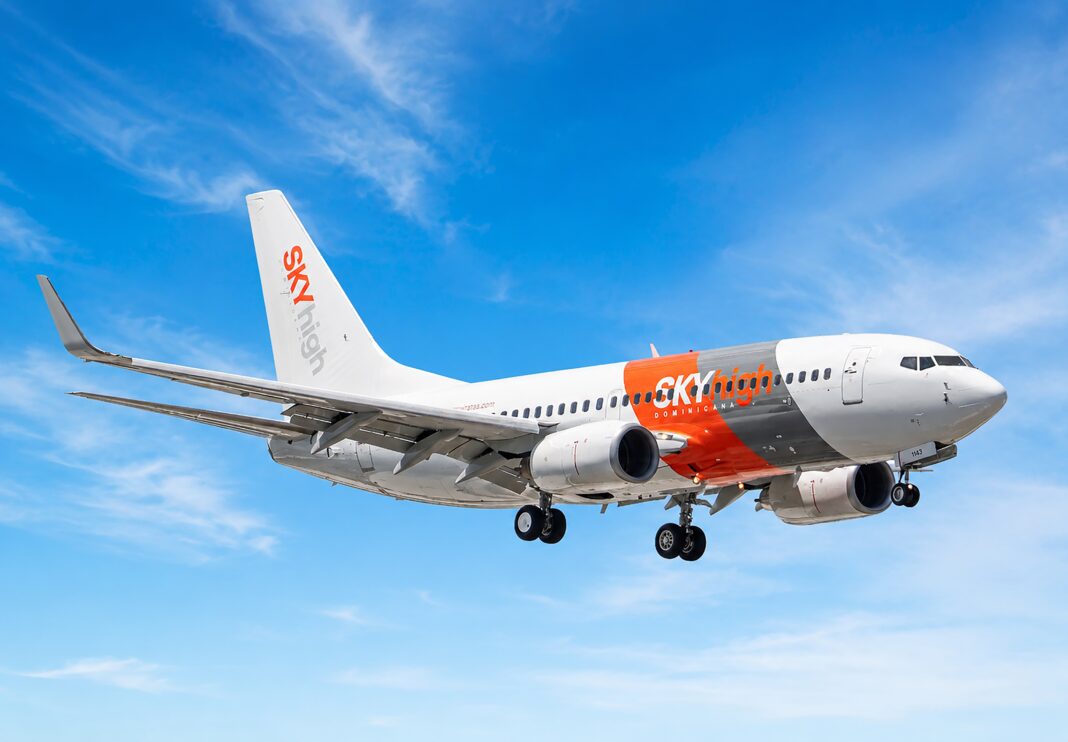 La nueva aeronave Boeing 737-700 de Sky High Dominicana con la que la aerolínea fortalece su flota