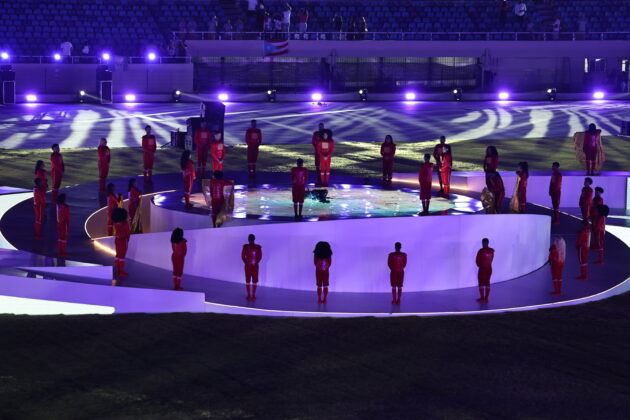Noche inaugural de los XXV Juegos Centroamericanos y del Caribe Santo Domingo 2026. Fotos JCCSD2026
