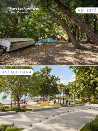 Un antes y el despu&eacute;s que se espera en la intervenci&oacute;n de Playa Los Almendros de Ban&iacute;.