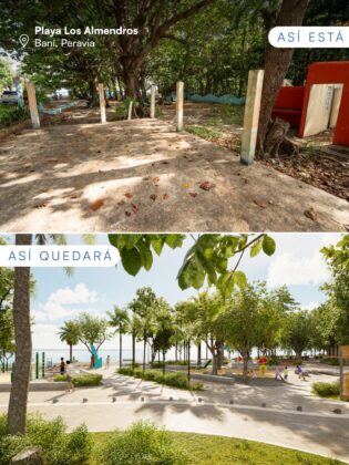 Un antes y el despu&eacute;s que se espera en la intervenci&oacute;n de Playa Los Almendros de Ban&iacute;.