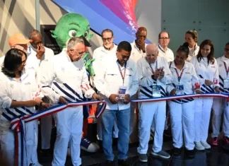 Cien años de historia bajo un mismo techo: nace el museo de los Juegos Centroamericanos y del Caribe y se estrena con “Expo Santo Domingo 2026” Momento de la inauguración formal del Museo del Deporte Dominicano y su exposición sobre el centenario de los Juegos Centroamericanos y del Caribe.