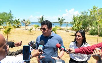 Listo el remozamiento de Playa El Faro en San Pedro. Collado la entregará el viernes