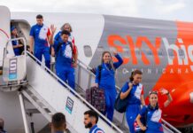 Sky High Dominicana conectará a más de 1,435 atletas del Caribe con República Dominicana Sky High Dominicana transportará delegaciones deportivas provenientes de Guadalupe, Martinica y Cuba, fortaleciendo la conectividad regional durante la celebración de los XXV Juegos Centroamericanos y del Caribe Santo Domingo 2026.