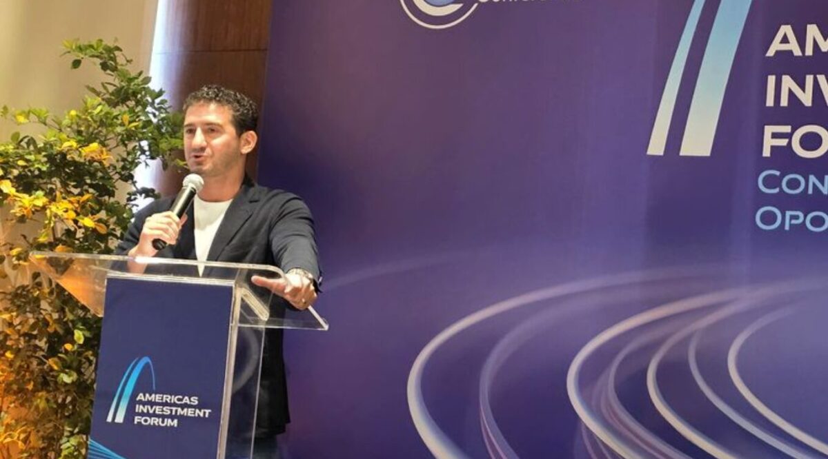 Gibrán Chapur, CEO de The Palace Company, durante el Americas Investment Forum 2026, celebrado en Santo Domingo con el auspicio de ProDominicana.