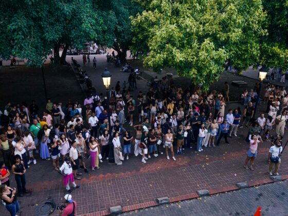 Los visitantes de la Ciudad Colonial disfrutaron intervenciones musicales sorpresa.