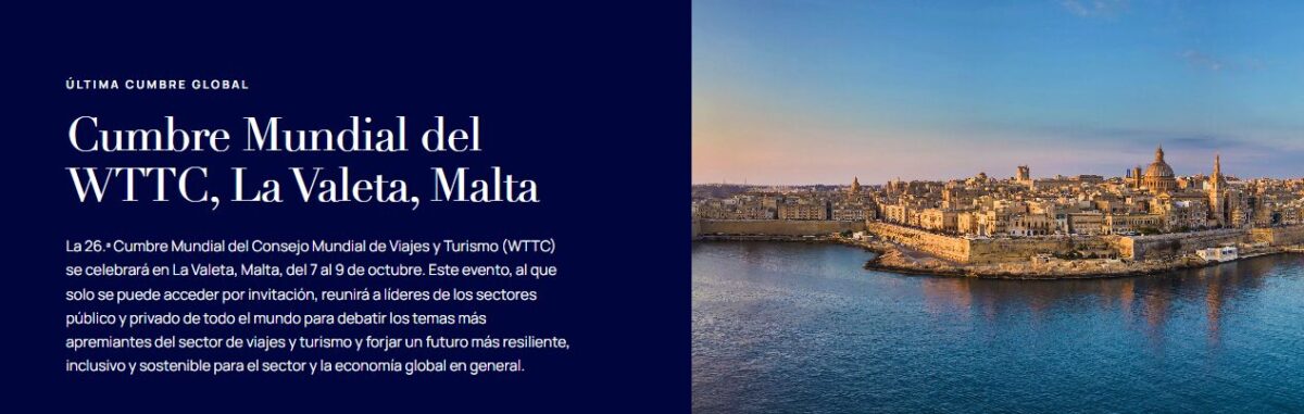 Cumbre Global del WTTC Malta 2026