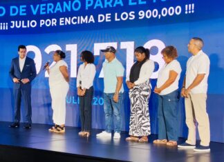 Detrás de cada habitación ocupada en un resort dominicano hay dos personas trabajando: lo que el turismo le dejó al país entre enero y julio de 2026 David Collado escucha el testimonio de Yanira Eusebio sobre cómo las inversiones del Mitur en las playas de Guayacanes y el turismo muestre el desarrollo que tiene en la zona.