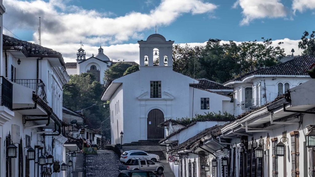 Vista de la Ermita Jesús de Nazareno es la primera iglesia de Popayán, en Colombia, construida hacia 1612. Foto fuente externa.