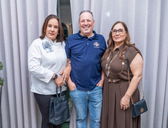 Patricia de Marchena, Luiggi Puello y Ana Lebrón