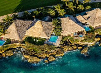 Guía MICHELIN 2026: la nueva cartografía mundial de la hotelería coloca a República Dominicana entre los referentes del Caribe Bongalow frente a la playa del hotel Eden Roc Cap Cana