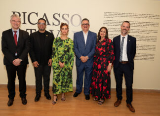 Dos maestros, un lenguaje en “Picasso & Tovar: Acciones Morfológicas” Patrick Bosdure, Alescar Ortiz, Carlota Macedo, Fernando Báez, Nancy Tavárez de Báez y Thomas Ducroquet