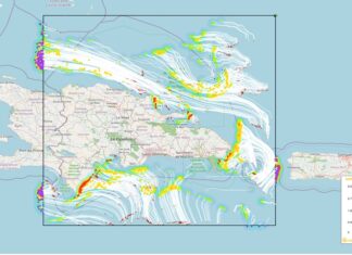 Inverotel se ofrece a Mitur para combatir el sargazo con recursos y experiencia técnica para evitar los daños que al turismo han creado las algas en otros destinos Flujo del sargazo por el Caribe alrededor de República Dominicana. Mapa de Anamar.gob.do