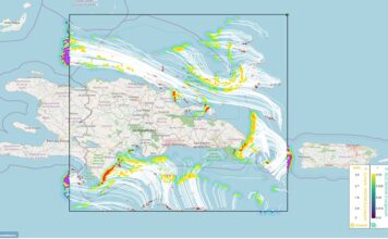 Inverotel se ofrece a Mitur para combatir el sargazo con recursos y experiencia técnica para evitar los daños que al turismo han creado las algas en otros destinos Flujo del sargazo por el Caribe alrededor de República Dominicana. Mapa de Anamar.gob.do