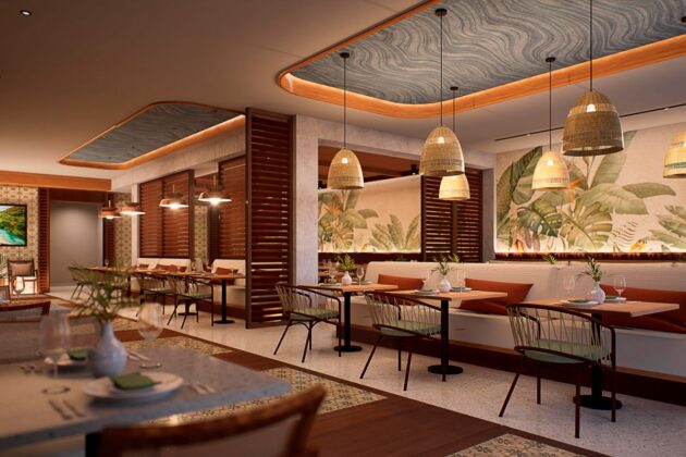 Restaurant caribe&ntilde;o del Hyatt Vivid Punta Cana