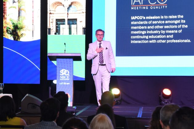 Martin Boyle, CEO de IAPCO durante su conferencia magistral