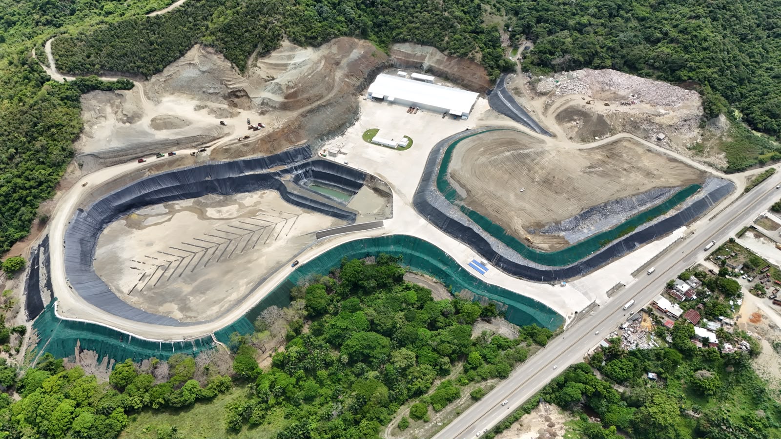 Vista panorámica de la Planta de Valorización de Residuos Sólidos y Relleno Sanitario.