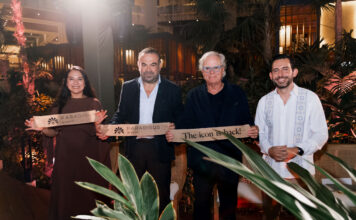 Paradisus Cancún inaugura una nueva era de lujo todo incluido con una propuesta de bienestar inspirada en el destino • Gabriel Escarrer corta la cinta de la apertura del hotel mostrando que el Caribe mexicano volvió a recibir al icono, Paradisus Cancún, acompañado de presencia institucional y celebrities como Vanessa Lorenzo, Grettel Valdez y Julie Sariñana