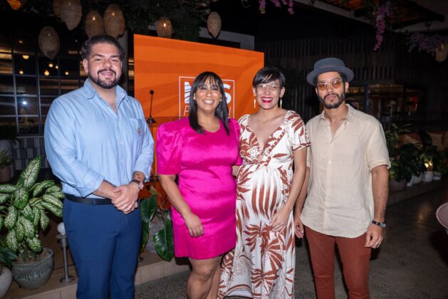 Francisco Gómez, Lorina Tavárez, Reyna Vásquez y Heriberto Cepeda