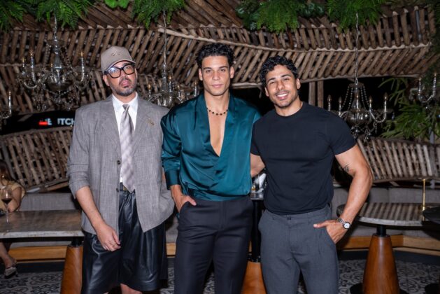 Keyther Estévez, Kenny Rodríguez y Aldo Farías