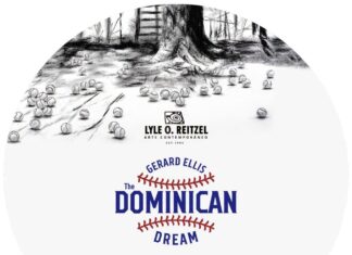 El sueño dominicano: Gerard Ellis convierte el béisbol en un retrato de la identidad nacional Gerard Ellis pone en escena los símbolos del béisbol y sus avatares en el Caribe desde Osvaldo Virgil hasta Juan Soto. Foto galería Lyle O. Reitzel.