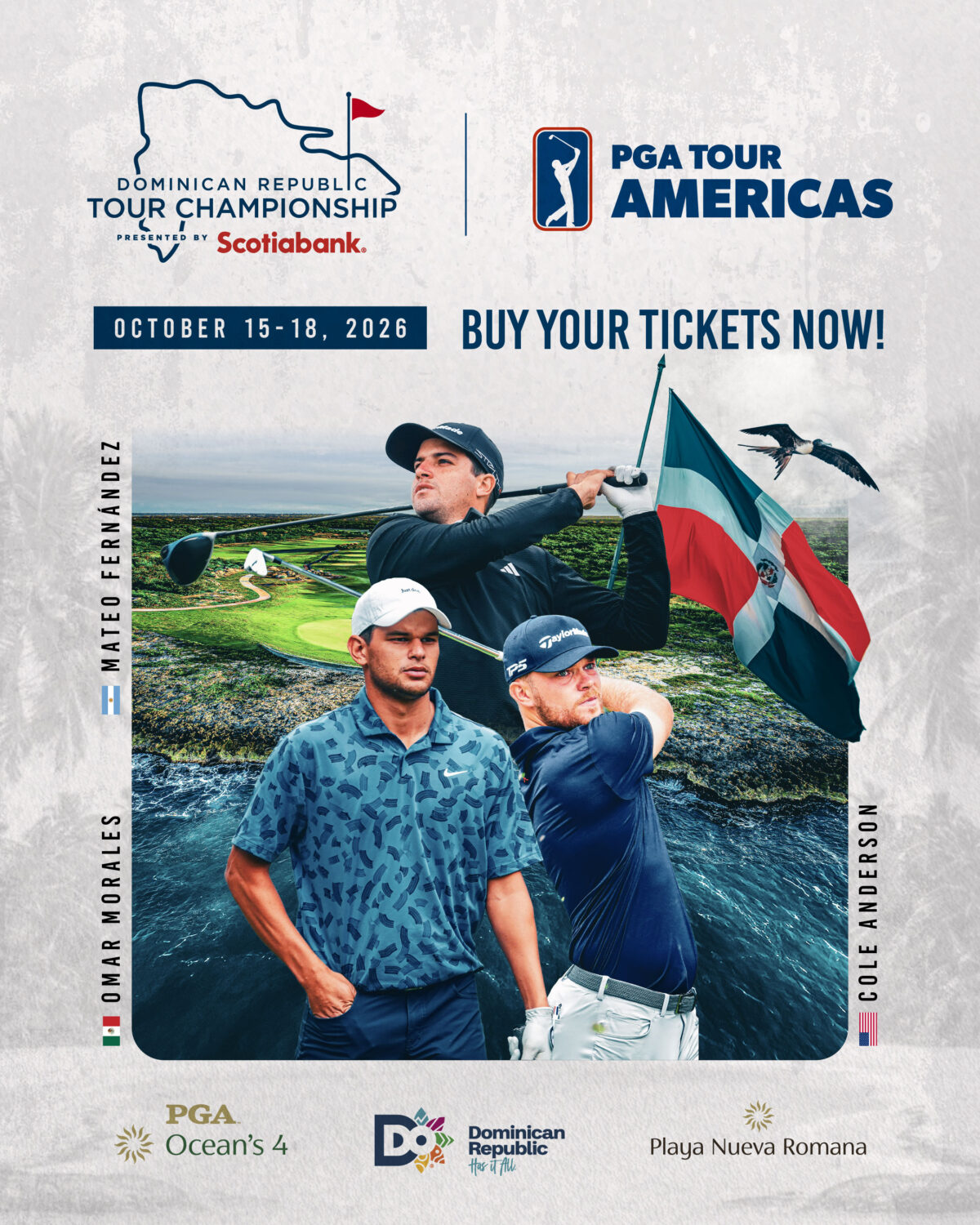 •El campeón del Dominican Republic Tour Championship presented by Scotiabank. recibirá 600 puntos y, al concluir el torneo, los diez primeros de la clasificación final obtendrán la membresía del Korn Ferry Tour para 2027.