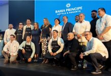 Cuando el talento se sirve en copa: la masterclass que apuesta por el futuro del turismo dominicano: “Mixología y su evolución en la hotelería” En la imagen los protagonistas detrás de la masterclass “Mixología y su evolución en la hotelería” que abordó temas tales como la Coctelería de autor, mixología molecular y experiencias multisensoriales; las texturas y presentación de bebidas; Café, cacao y ron dominicano: identidad, creatividad y maridajes, entre otros.