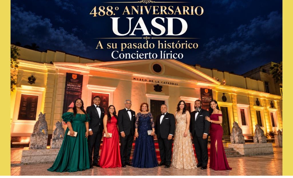 El Museo de la Catedral se viste de gala este jueves 22 de octubre de 2026 para celebrar el 488.º aniversario de la UASD con el concierto lírico «A su pasado histórico».