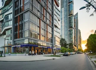 Hyatt consolida su crecimiento récord en Canadá con nuevos hoteles en toda su cartera de marcas La cartera de hoteles abiertos de Hyatt en Canadá se ha cuadruplicado desde 2017, y se espera la apertura de un récord de 10 hoteles en 2027. En la imagen el Hyatt Place Vancouver / Metrotown. Foto Hyatt.